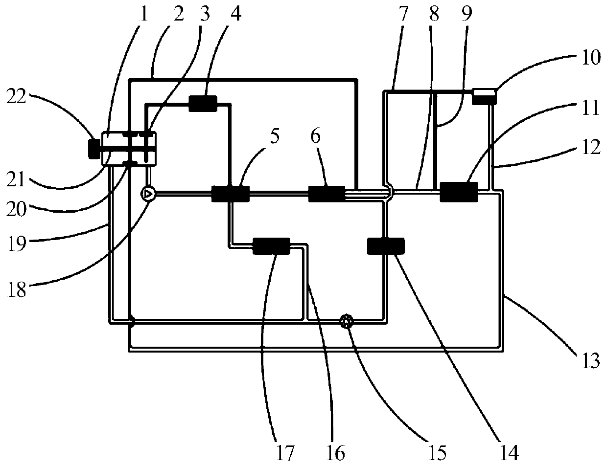 Cooling system control method and vehicle