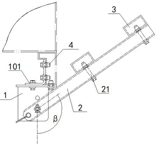 Turnover type side protective fence for battery replacing vehicle type and using method thereof