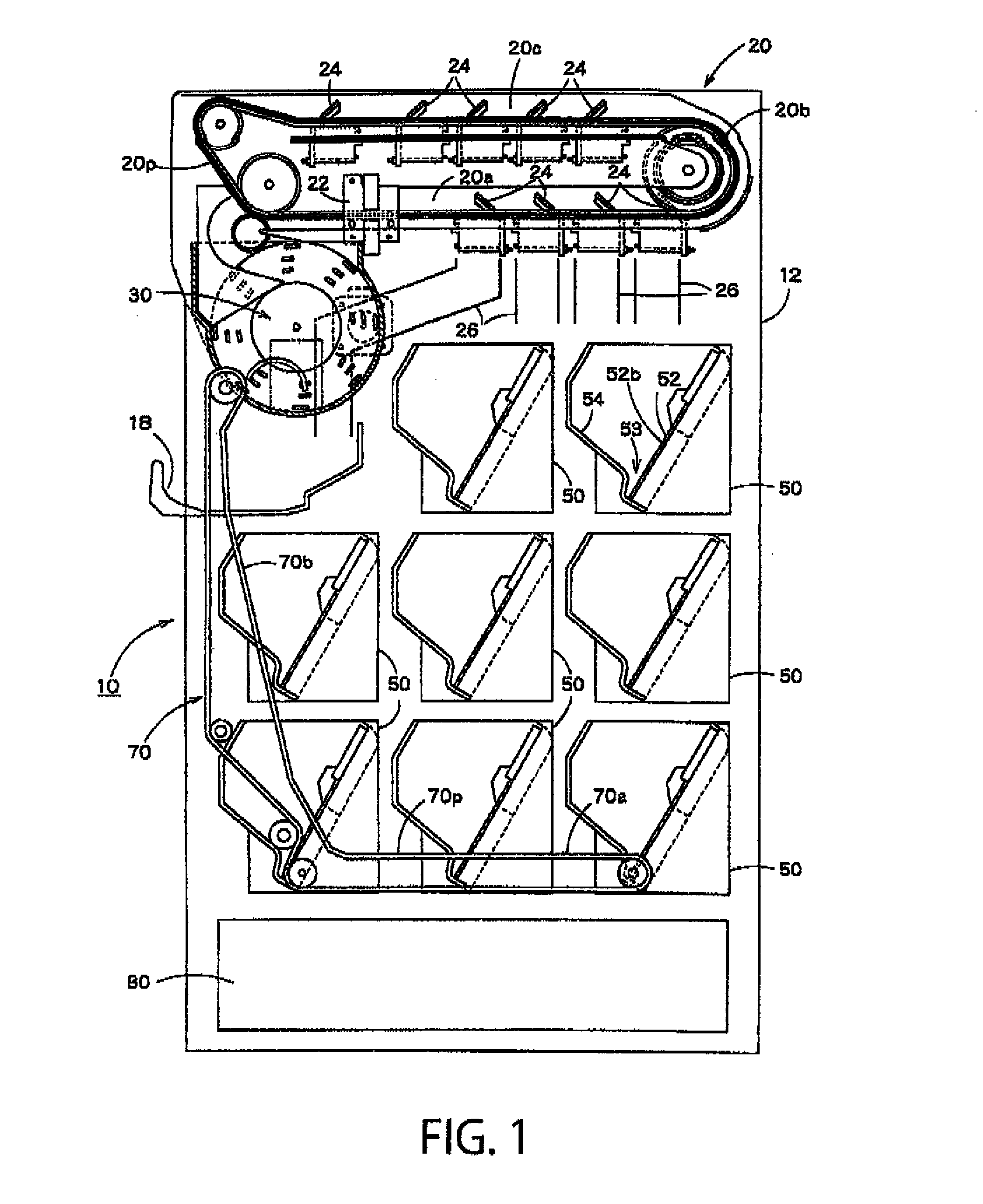 Coin depositing and dispensing machine