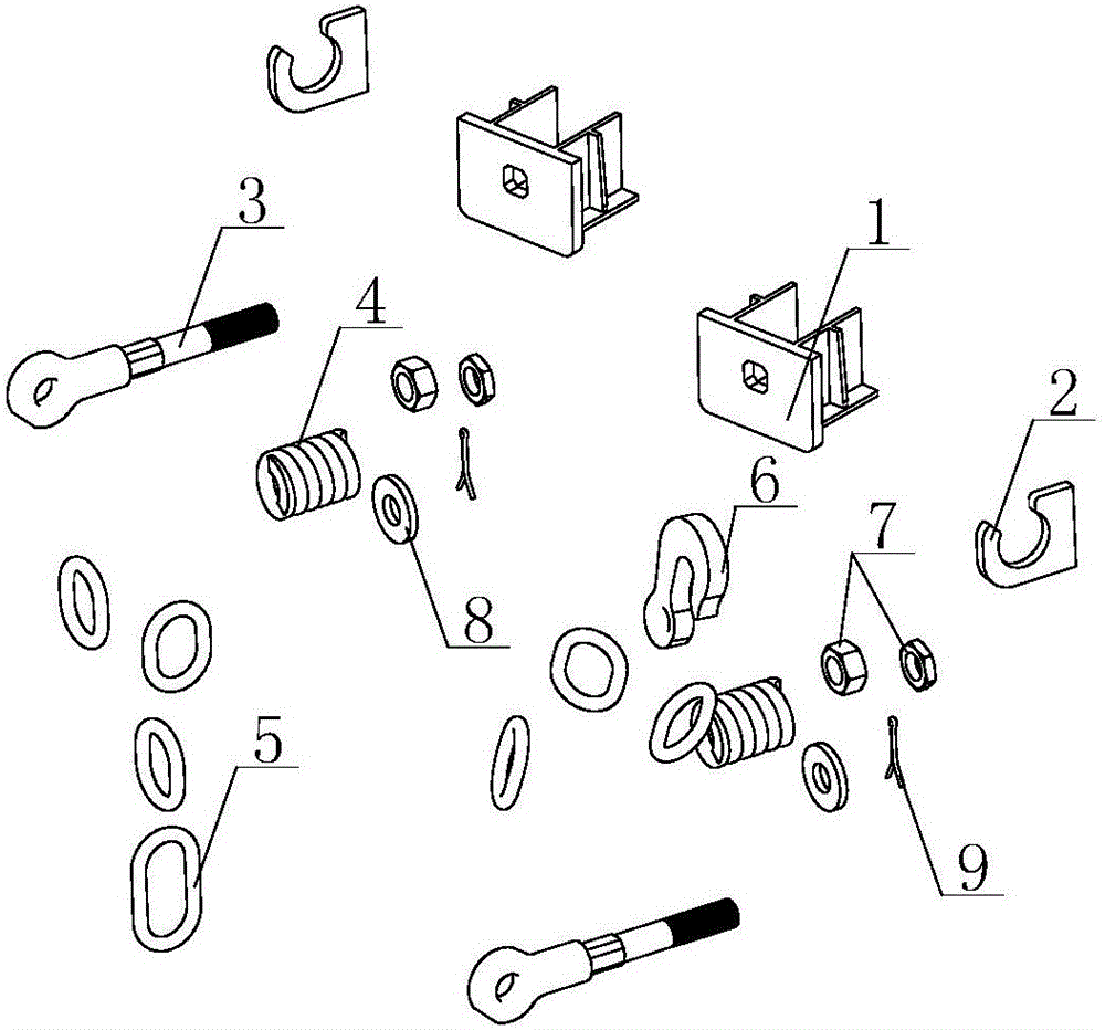 Railway vehicle chassis end structure