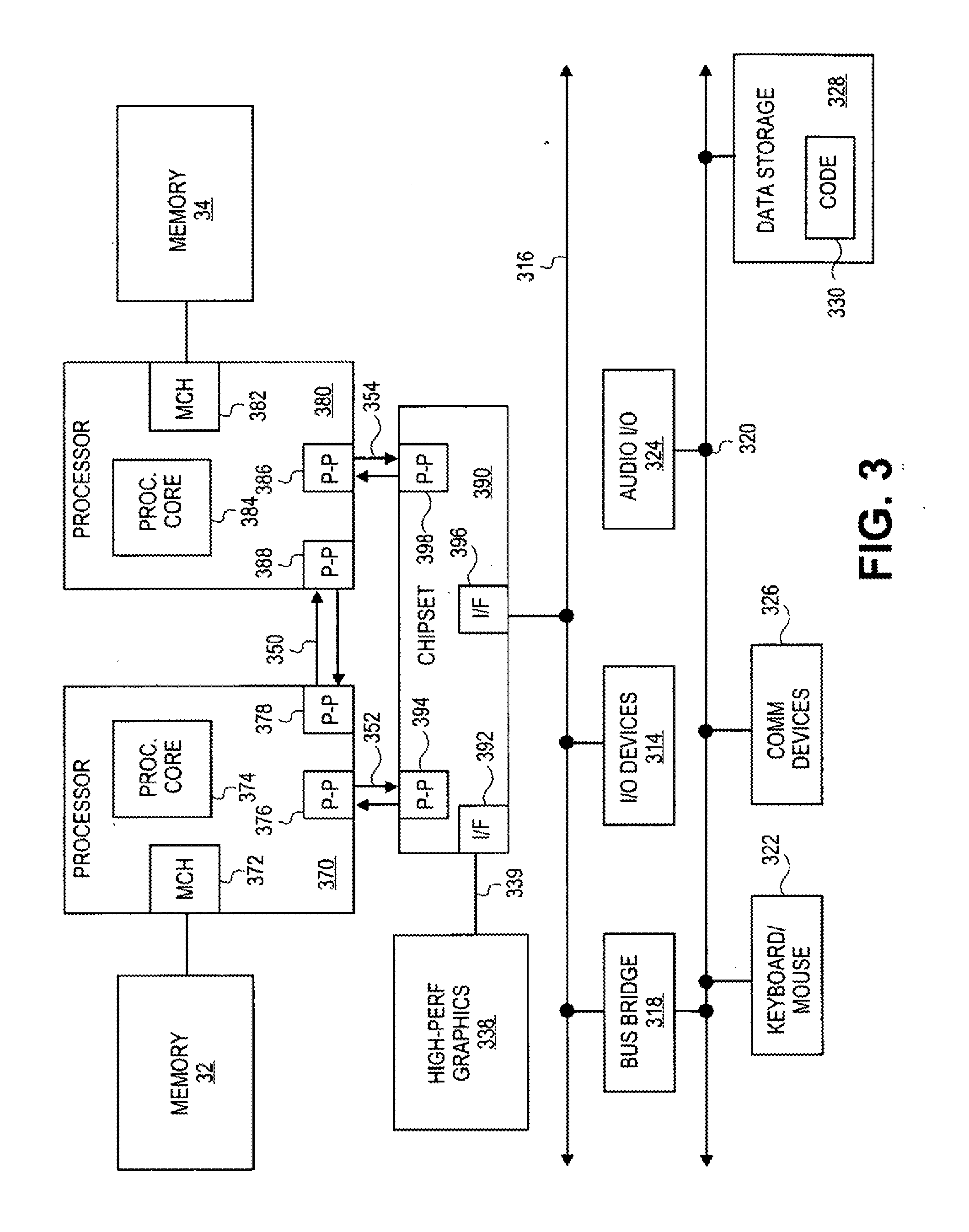 Technique for communicating interrupts in a computer system