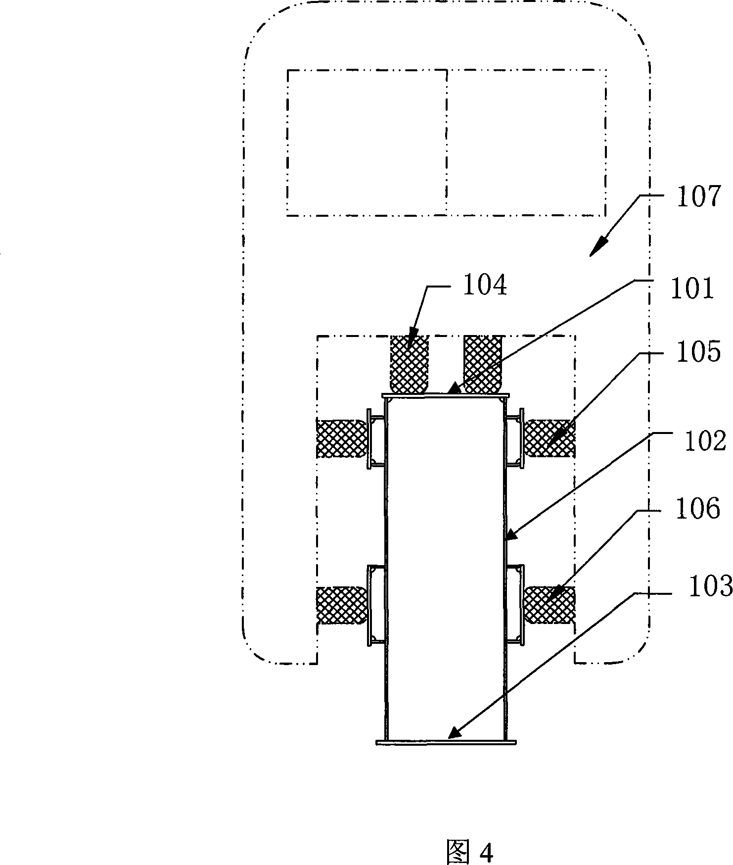 Arcuated steel rail beam and manufacturing method thereof