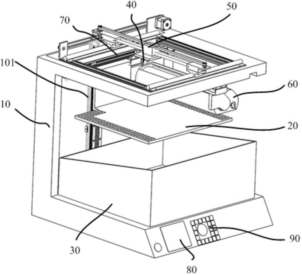 Naked eye three-dimensional presenting device, and naked eye three-dimensional presenting device manufacturing system and method