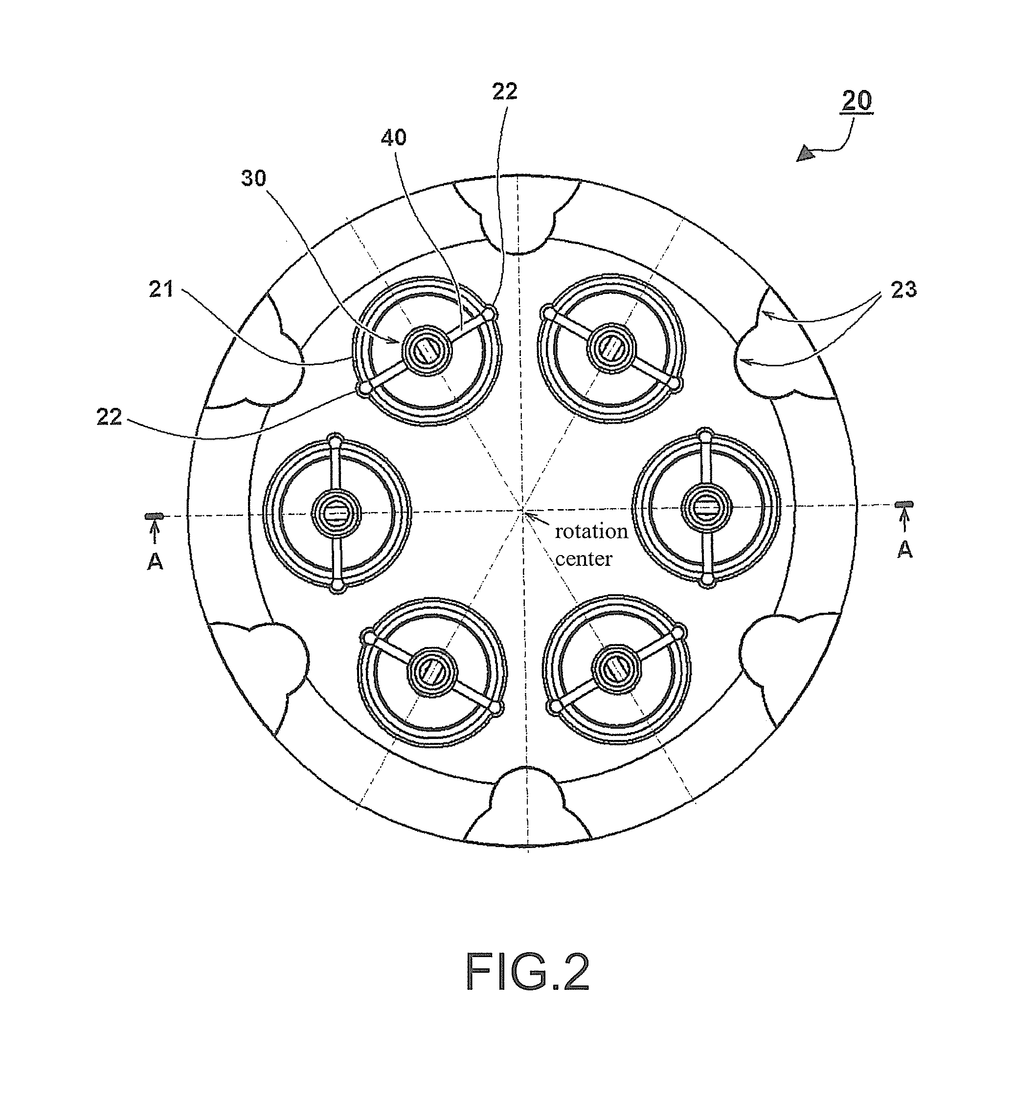 Centrifuge and swing rotor for centrifuge