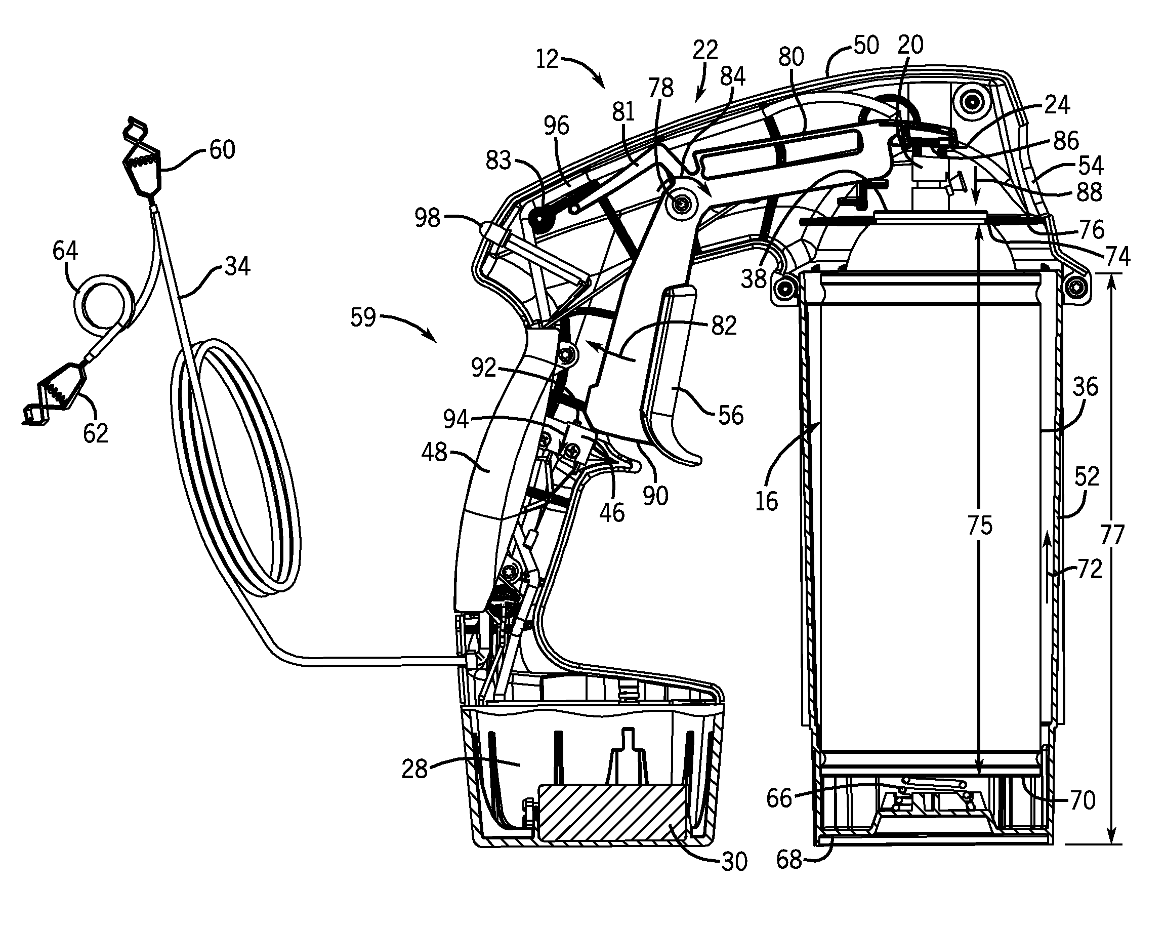 Electrostatic spray system