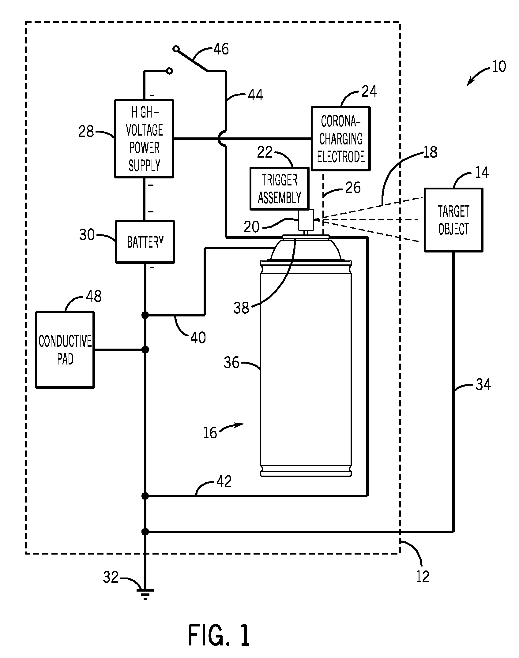 Electrostatic spray system