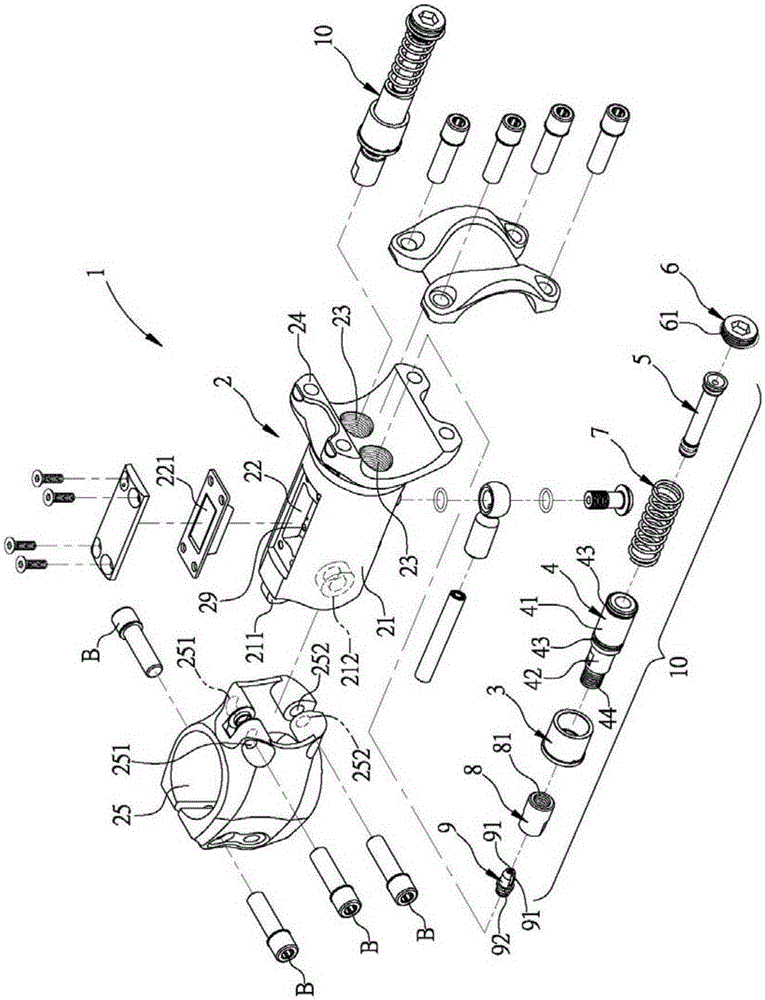 Faucet oil pressure brake device