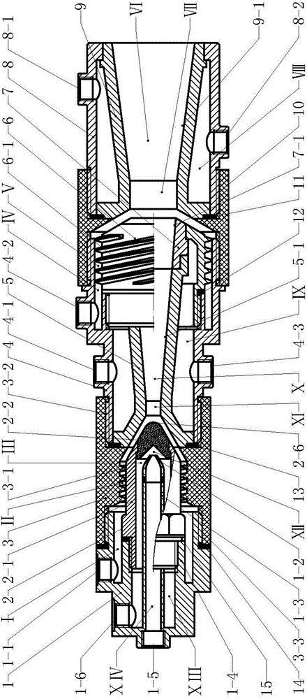 Double-pole electric arc plasma torch used for water pyrolysis