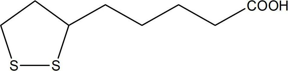 Lipoic acid injection for intravenous administration