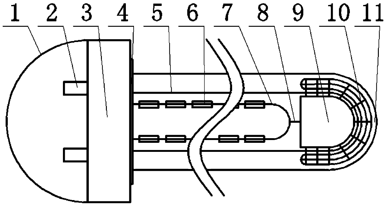 Heat-resistant ceramic armored high-temperature thermocouple and manufacturing method thereof