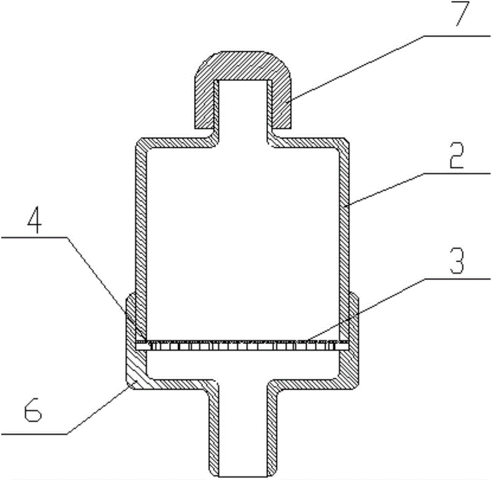 Air blowing type insect sucking device