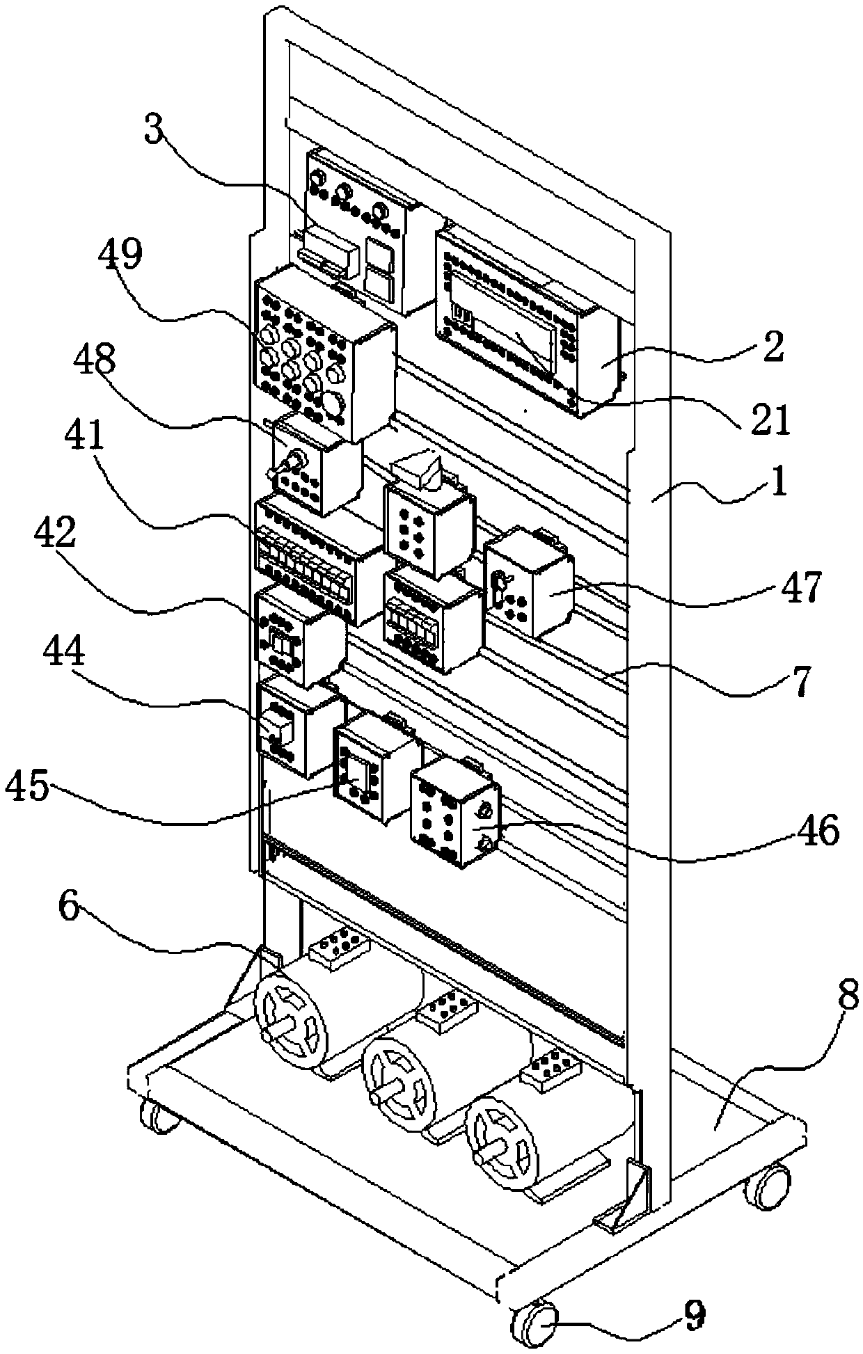 Self-service intelligent electrician practical training platform