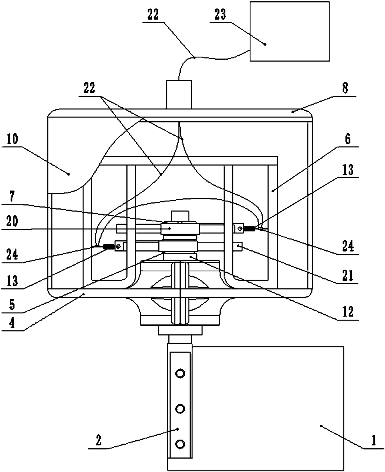 Water flow direction sensor