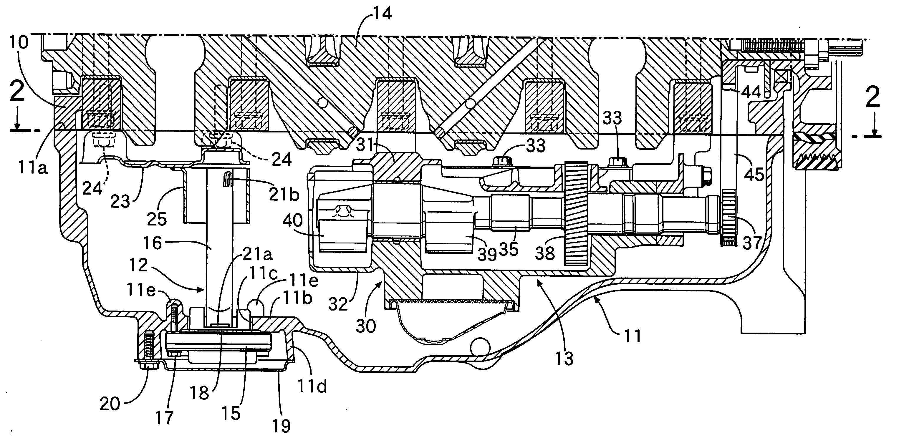 Oil pan for engine