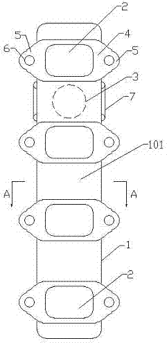 Engine intake pipe