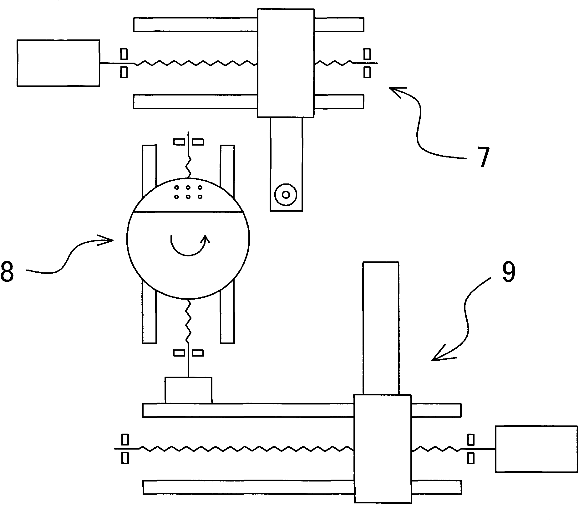 Position precorrection device in ACF attaching equipment of flat-panel display