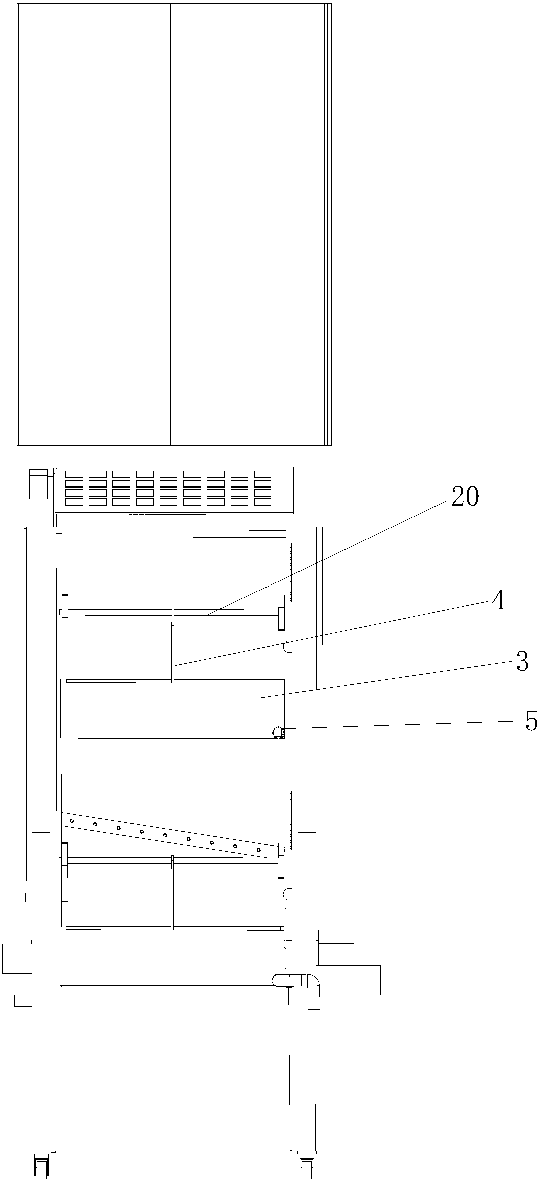 Circularly rotating three-dimensional agricultural planting greenhouse