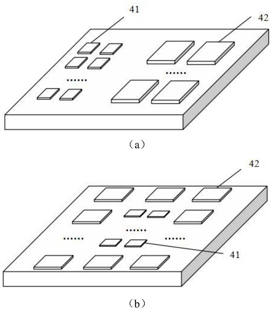 Infrared radio frequency signal detector based on metasurface optical antenna and preparation method thereof