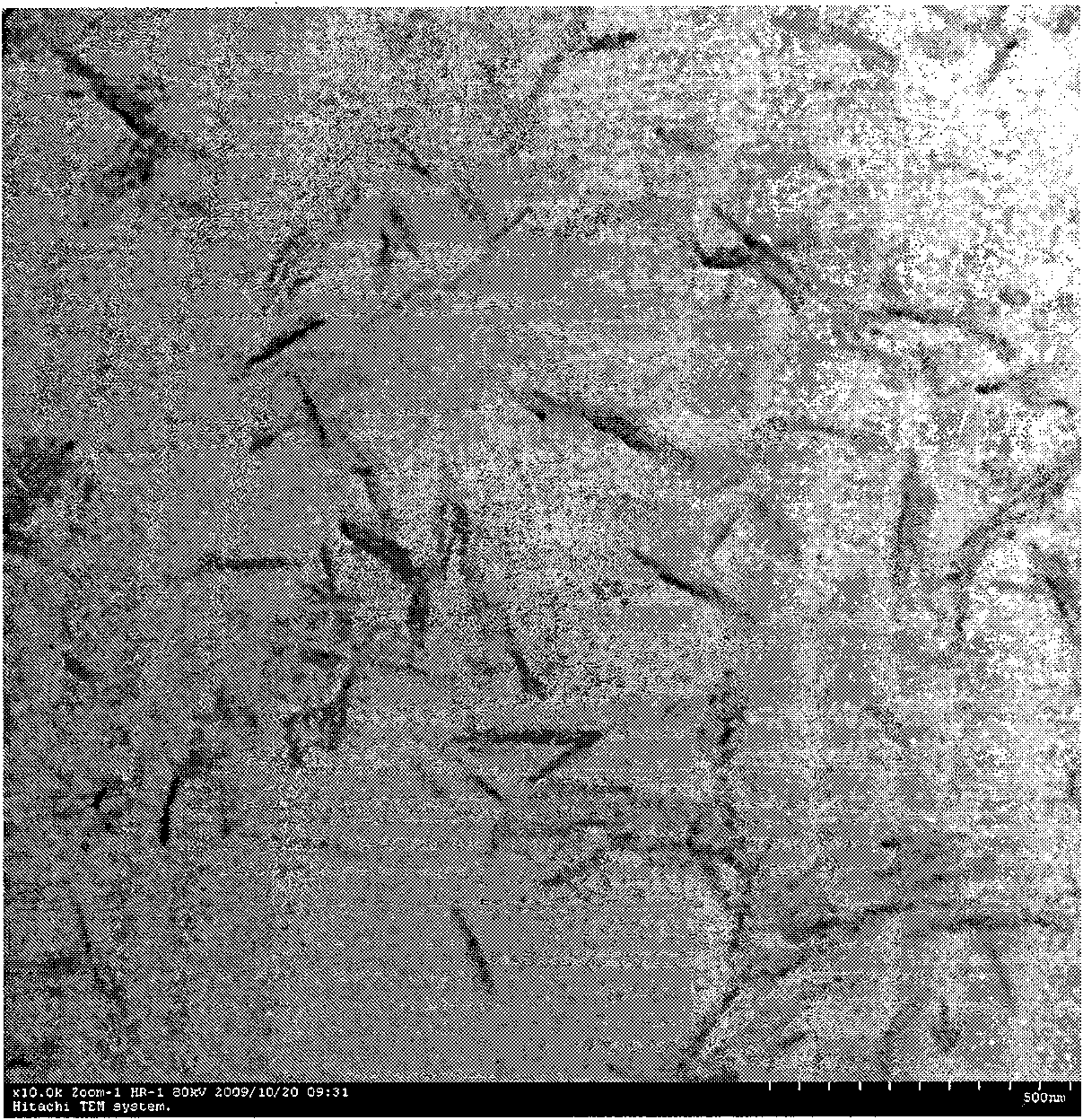 Method for preparing nanometer nitro celluloses