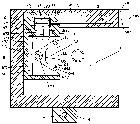 Stainless steel pipe grinding device