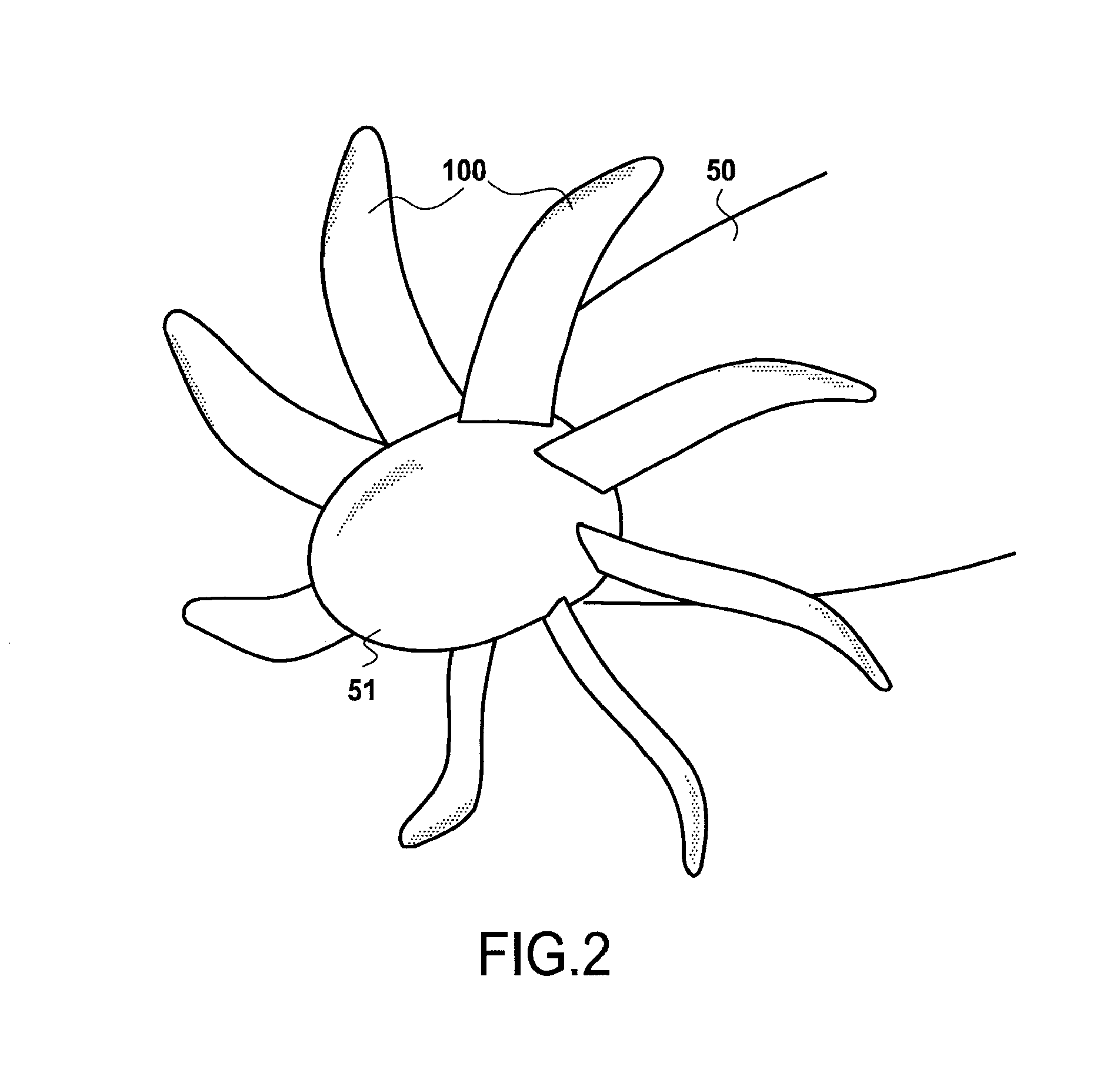 Composite propeller blade for an aircraft