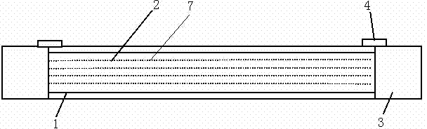 Cord fabric rubber dam bag and processing technique thereof