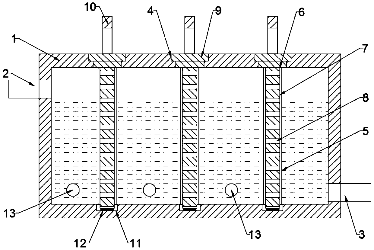 Environment-friendly sewage treatment device