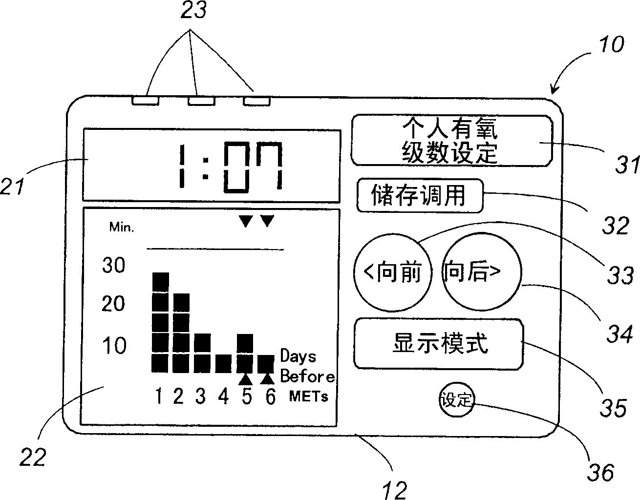 Physical activity measuring system