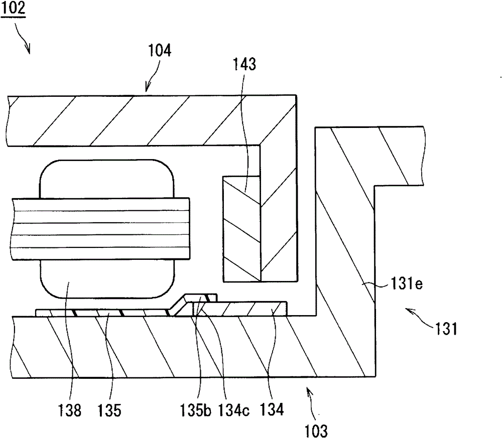 Spindle motor and disc driving device