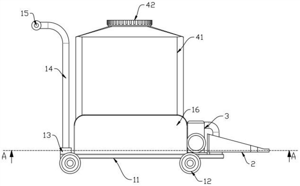 Civil construction pouring device