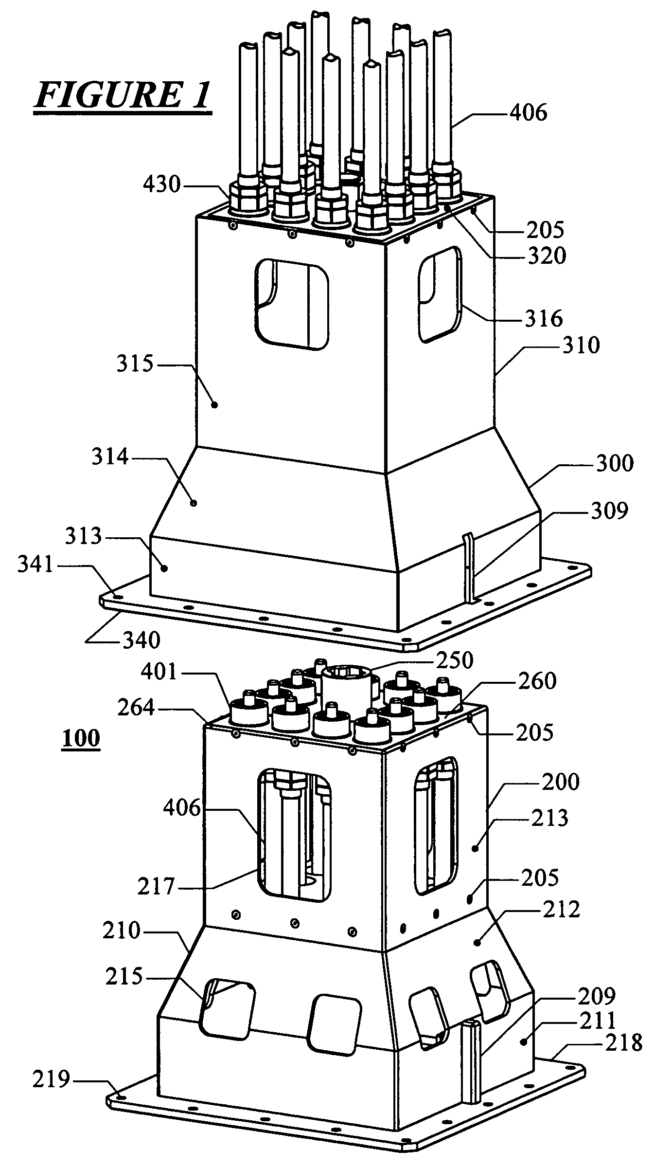 Subsea gang connector system