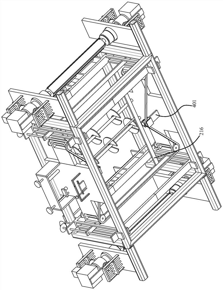 A kind of non-woven fabric forming and cutting equipment