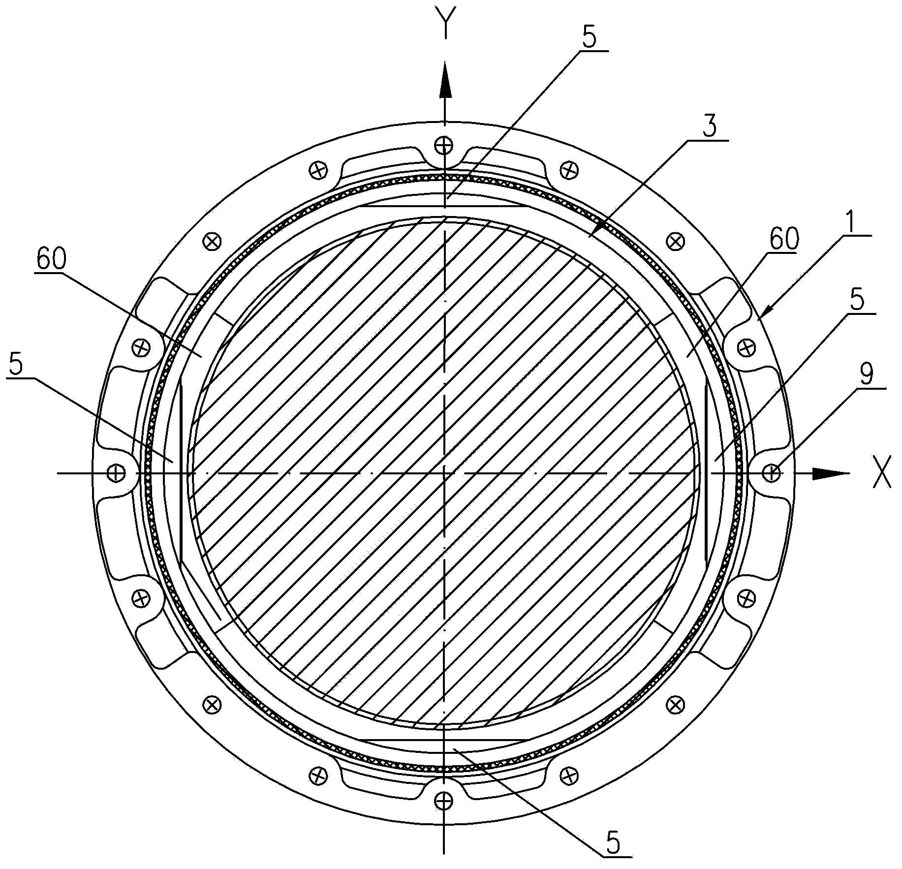 Vibration-isolating and noise-reducing rubber support for buildings