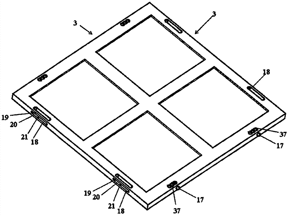 Capacity-expandable cargo turnover box with two kinds of plates capable of being disassembled and restored