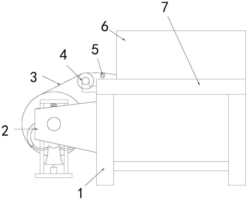 A Ribbon Processing Fixed Width Unwinding Device