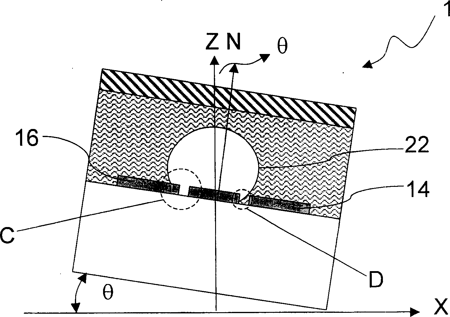 Thermal bubble type minitype inertia sensing element