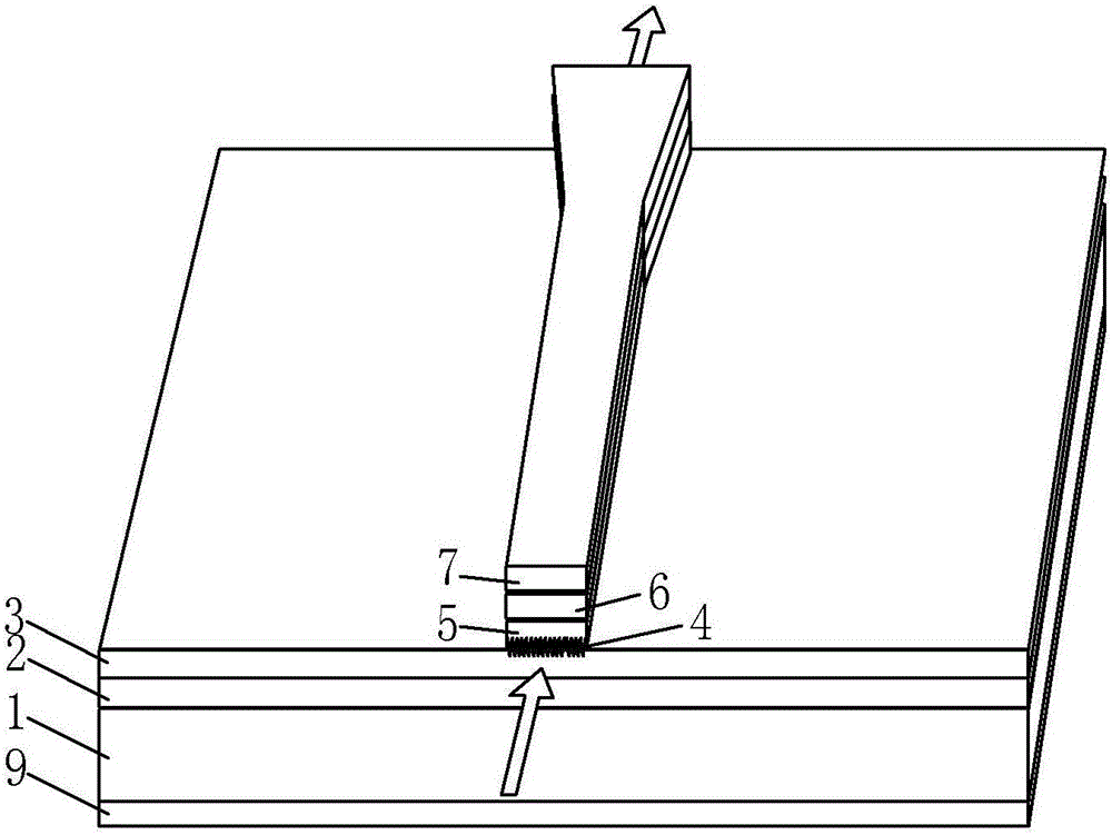 High-speed semiconductor laser with beam diffusion structure