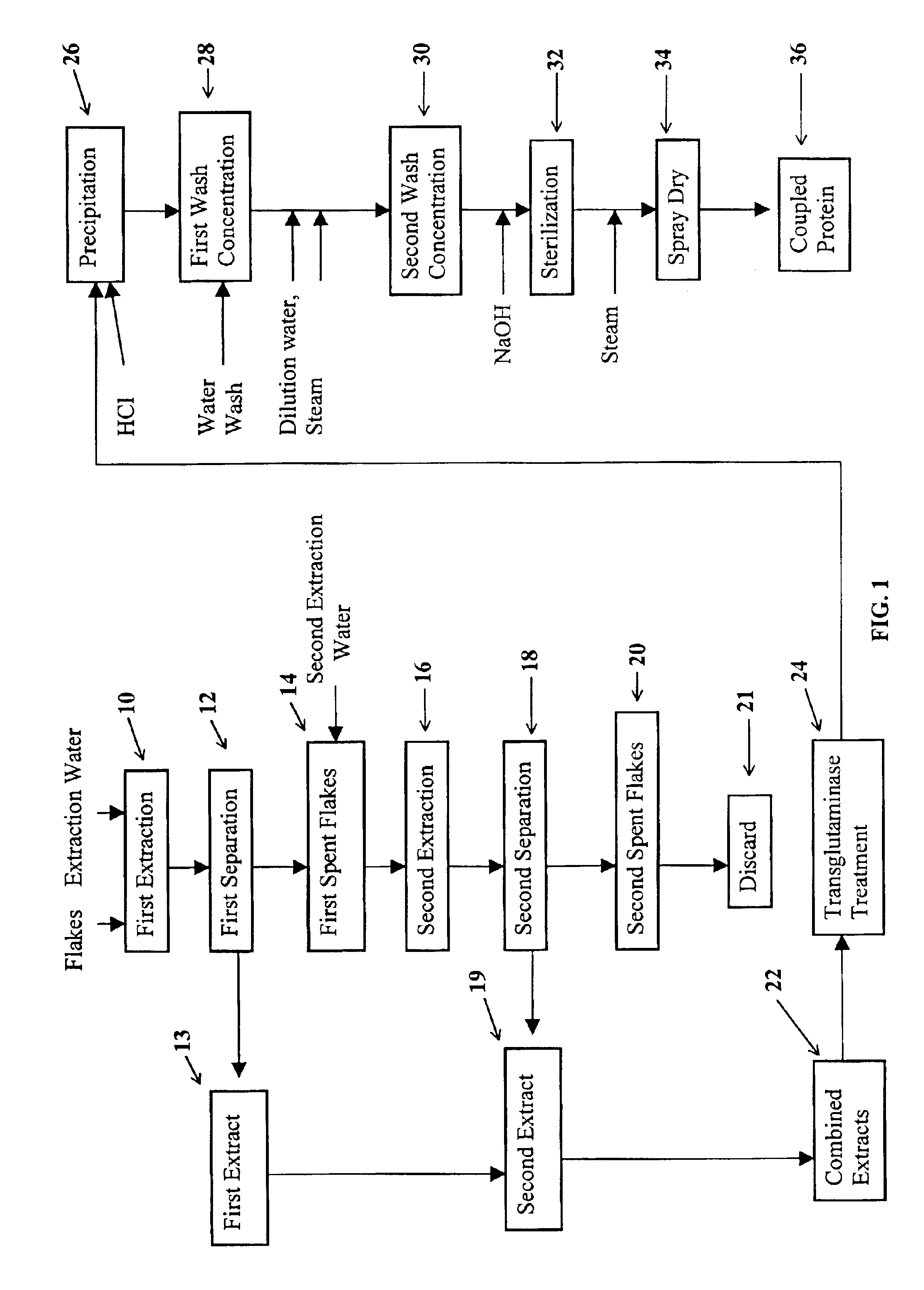 Transglutaminase soy fish and meat products and analogs thereof