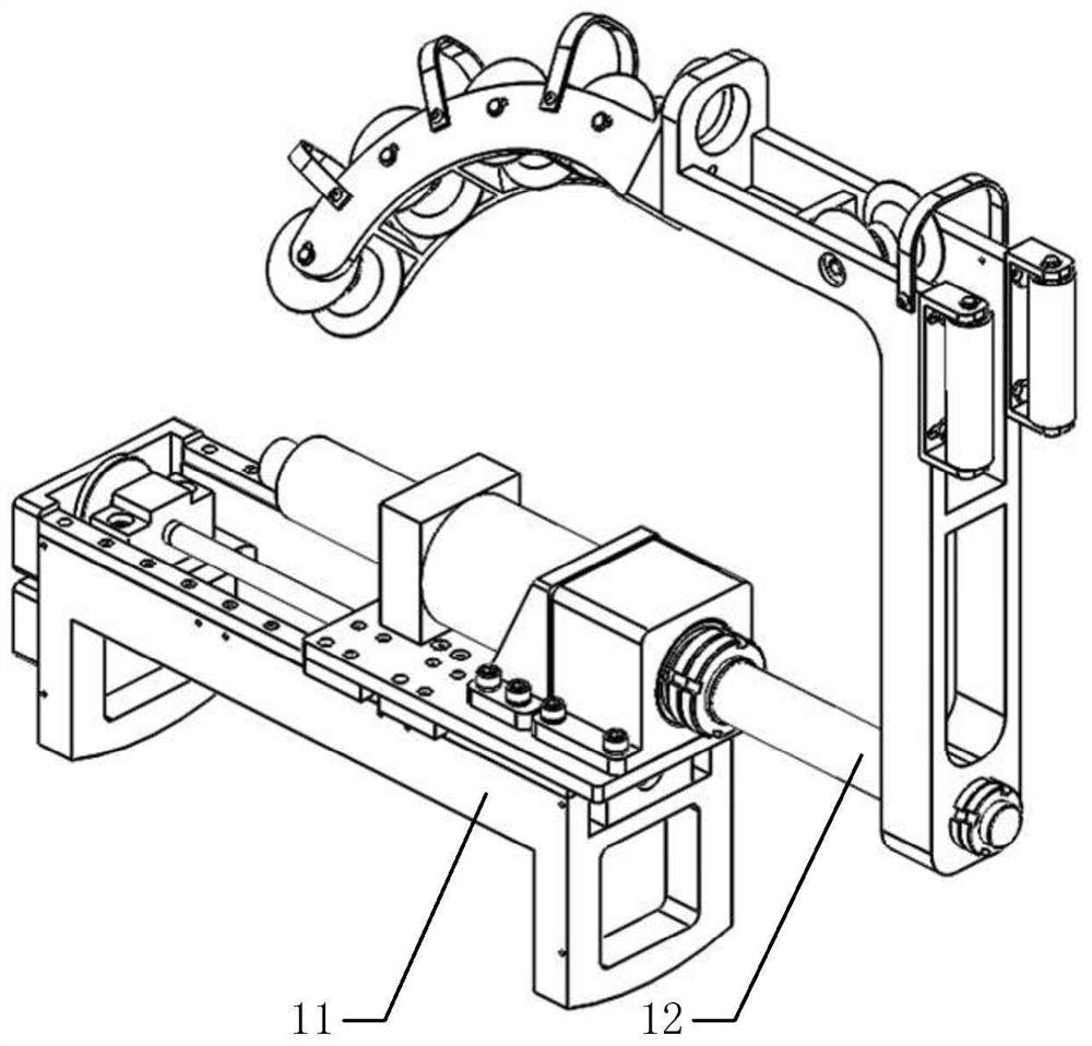 Tension-controllable non-slip-ring type take-up and pay-off mechanism