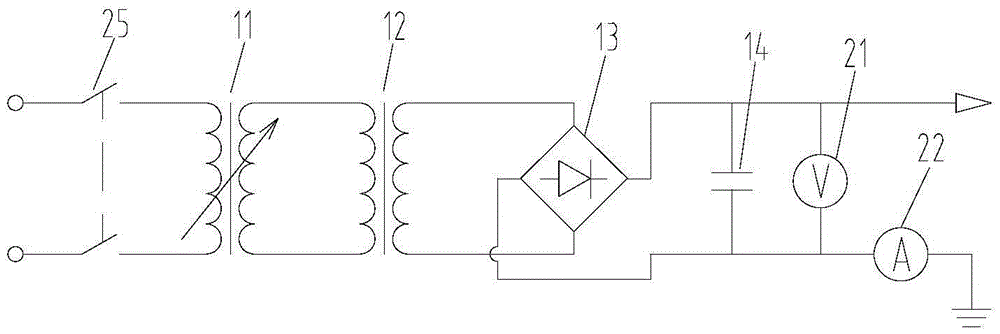 Voltage transformer excitation characteristic test system