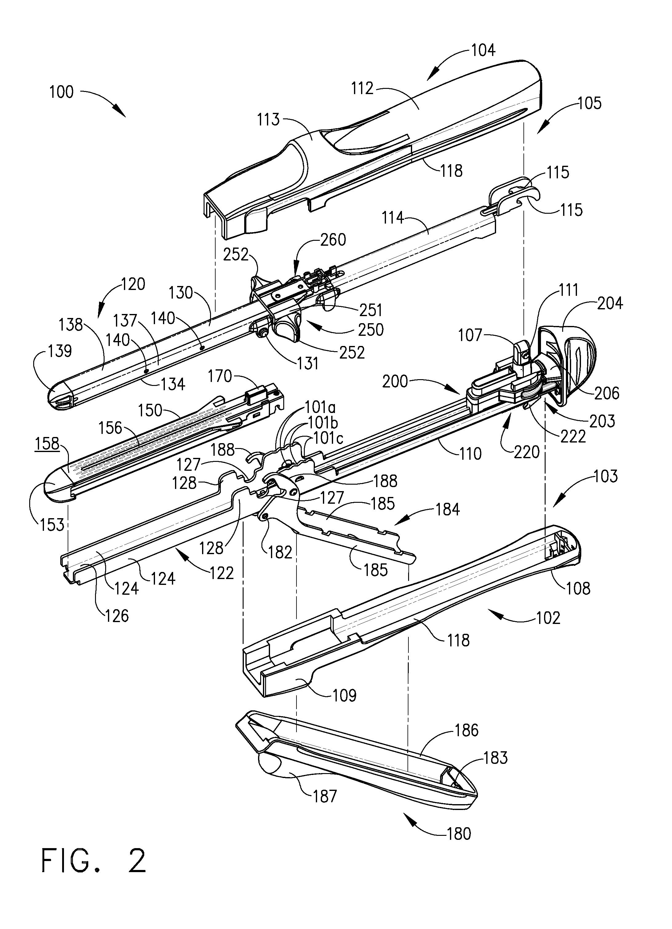 Surgical stapler having an intermediate closing position