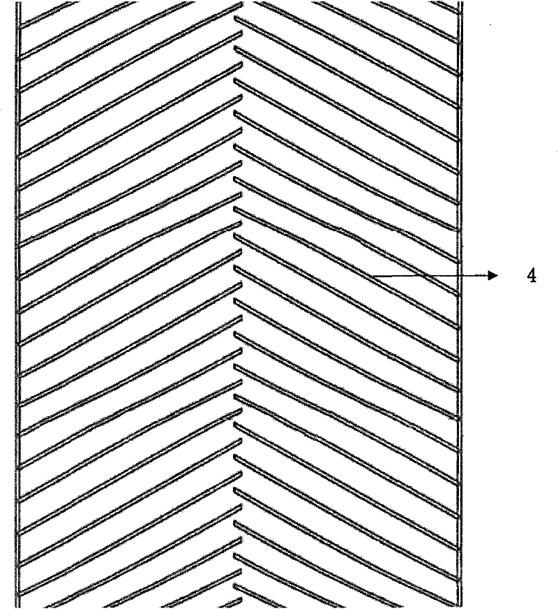 Conveyer belt capable of being matched with fishbone-shaped groove encapsulation roller for use