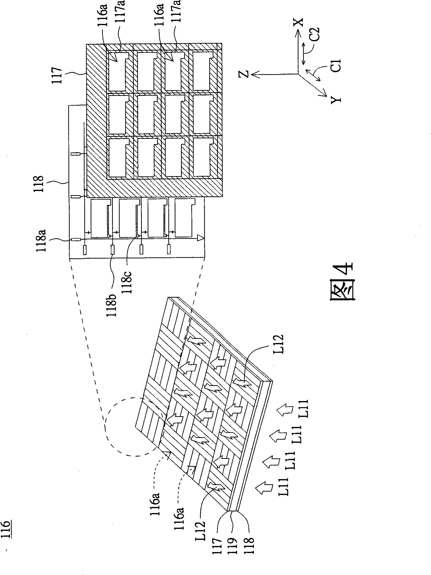 LCD device, backlight module thereof and display method