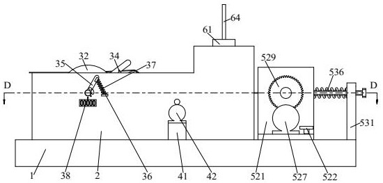 Textile yarn fixed-length winding and rotating machine