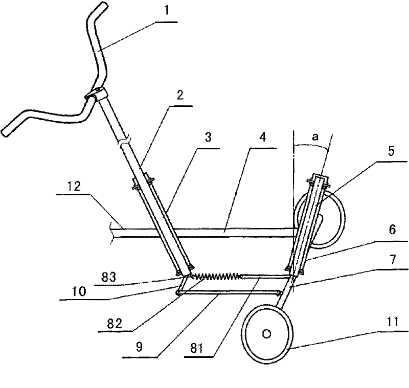 Steering mechanism of double-front-wheel bicycle