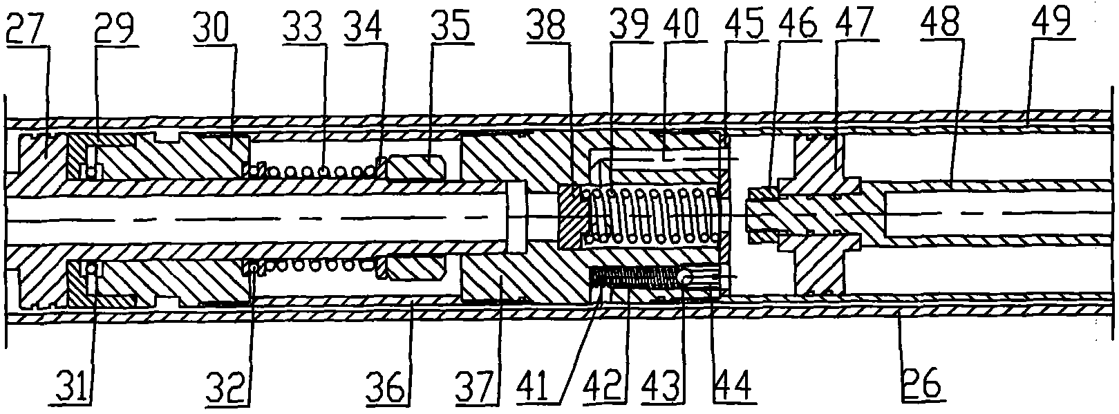 Hole bottom freezing cord coring drill and coring method thereof