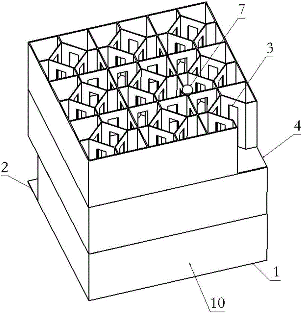 Transparent intellectual maze with mirror surfaces