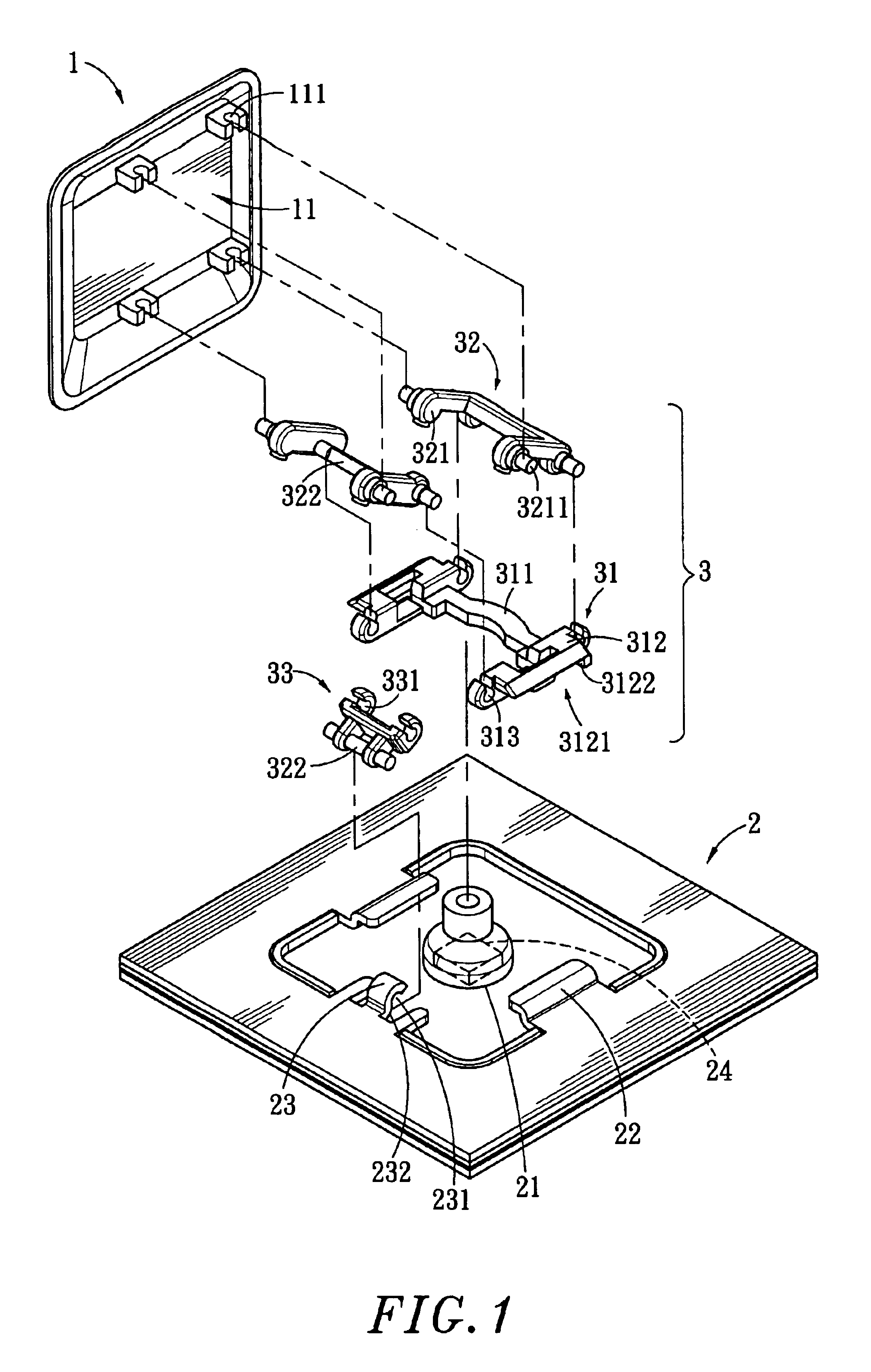 Structure of button for electronic product