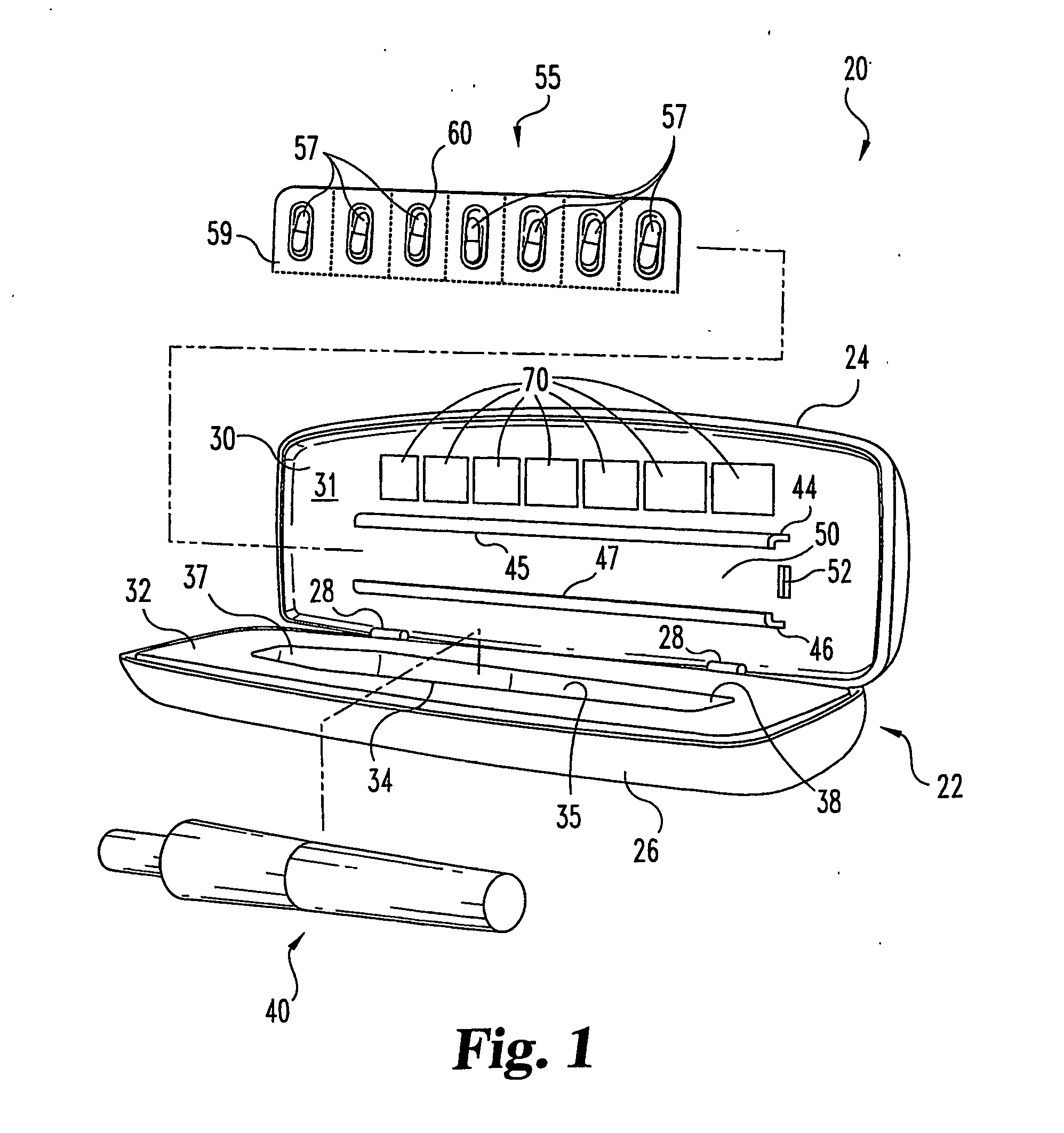 Portable medication inhalation kit