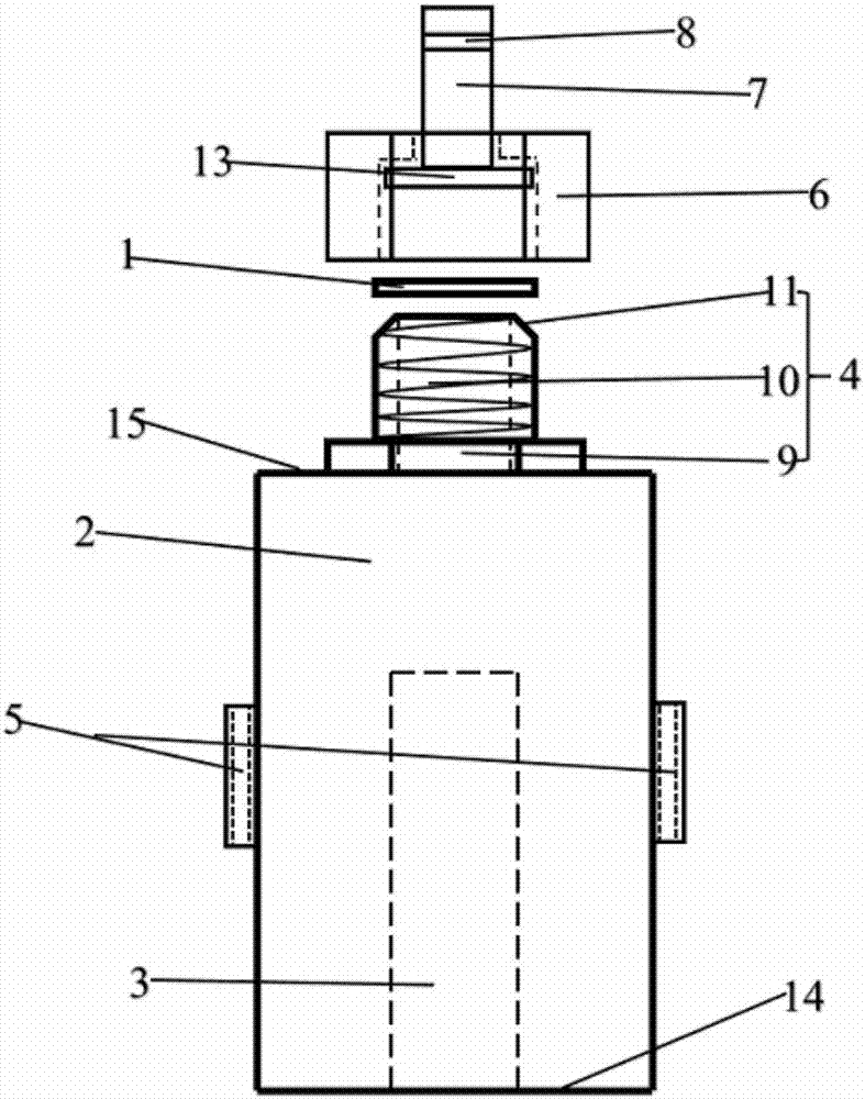 Heat meter sample cell with sample change convenience, high sample change speed and good sealing performance